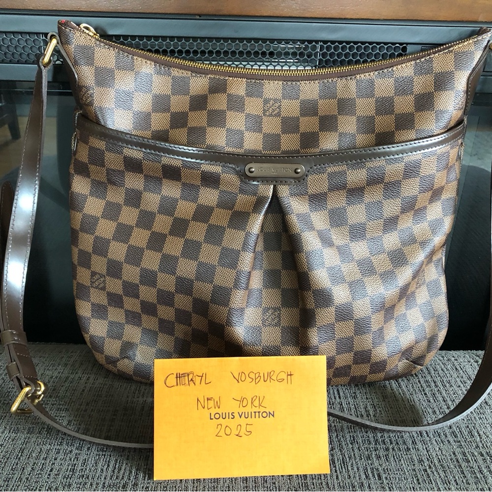 Louis Vuitton Damier Ebene Bloomsbury GM Crossbody Bag